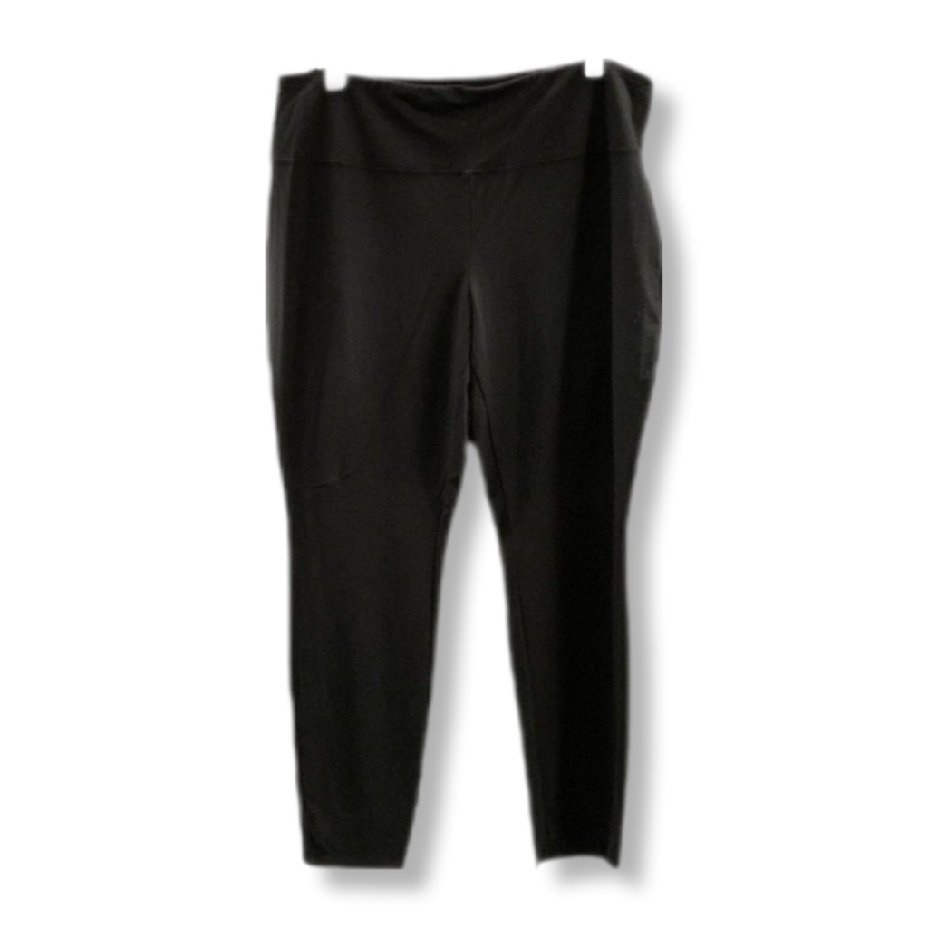 J. Jill Black Leggings Sleek Fitted Elastic Waist